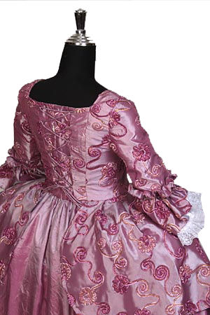 Deluxe Ladies 18th Century Masked Ball Costume Size 8 - 10 Image